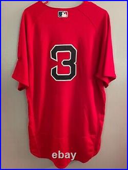 Sandy Leon Game Issued Boston Red Sox Jersey MLB Authentication