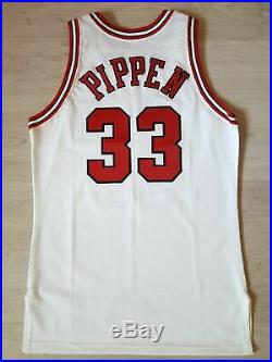 Scottie Pippen Chicago Bulls Pro Cut Game Issued Jersey (Jordan Rodman Worn)