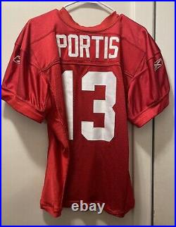 Seahawks JOSH PORTIS Game Worn Used QB Red No Hit Issued Practice Jersey + COA