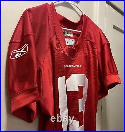 Seahawks JOSH PORTIS Game Worn Used QB Red No Hit Issued Practice Jersey + COA