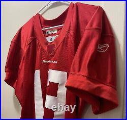 Seahawks JOSH PORTIS Game Worn Used QB Red No Hit Issued Practice Jersey + COA