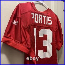 Seahawks JOSH PORTIS Game Worn Used QB Red No Hit Issued Practice Jersey + COA