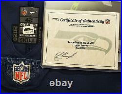 Seattle Seahawks Blank #29 Team Issued Home Jersey with COA SA 10590
