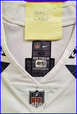 Seattle Seahawks Blank #8 Team Issued Road Jersey with COA SA 10516