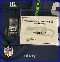 Seattle Seahawks Blank #94 Team Issued Home Jersey with COA SA 10618