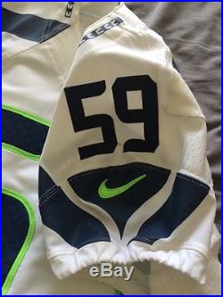 Seattle Seahawks Game Issue Jersey 2012 Season With 2013 Super Bowl Patch Nike