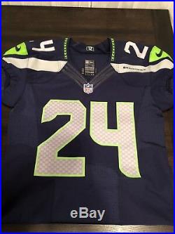 Seattle Seahawks Marshawn Lynch Game Used Issued Jersey 2013 Beast Mode
