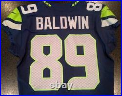 Seattle Seahawks Team Issued Doug Baldwin 2018 Nike Jersey Game Worn/Used