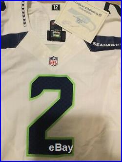 Seattle Seahawks Terrelle Pryor game used/ Issued Jersey with COA Away White