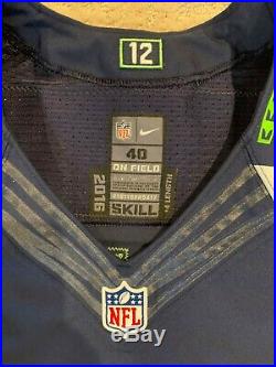 Seattle Seahawks Thomas Rawls Game Worn/Used/Issued Jersey from 2016 Season