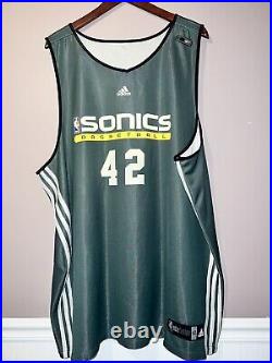 Seattle Super Sonics Practice Game Used Team Issued Donyell Marshall Jersey