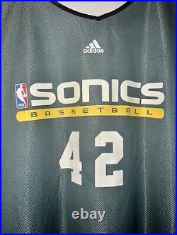 Seattle Super Sonics Practice Game Used Team Issued Donyell Marshall Jersey
