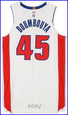 Sekou Doumbouya Detroit Pistons Player-Issued #45 White Jersey from