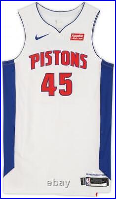 Sekou Doumbouya Detroit Pistons Player-Issued #45 White Jersey from