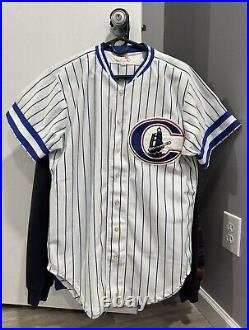 Set Of 2 Game Issued Columbus Clippers Jerseys Both Size 42