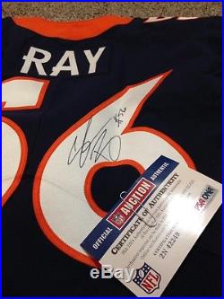 Shane Ray Game issued Denver Broncos Jersey from 10/15/17 autographed