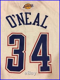Shaquille O'Neal NBA Game issued pro cut LA Lakers All Star jersey 2004 Shaq