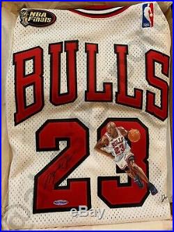 Signed Nike 1998 Nba Finals Michael Jordan Bulls Game Issue Jersey Uda Autograph