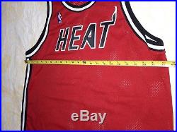 Size 48 +4 Nba 1997-98 Miami Heat Blank Nike Pro Cut Game Issue Jersey Authentic