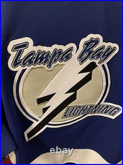 Spencer Martin Reverse Retro Game Issued Jersey Tampa Bay Lightning Stanley Cup