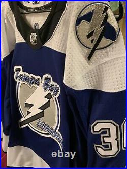 Spencer Martin Reverse Retro Game Issued Jersey Tampa Bay Lightning Stanley Cup