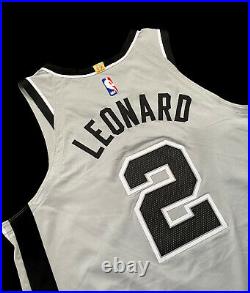 Spurs Kawhi Leonard Game Issued Jersey Raptors Lakers NBA Worn Used Parker Gino