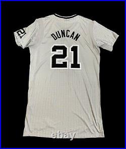 Spurs Tim Duncan 2013 Christmas Nba Champion Game Jersey Issued Used Rev30 HOF