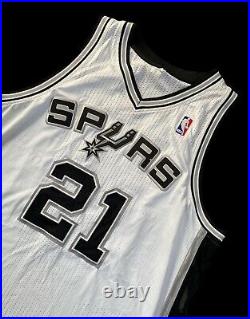 Spurs Tim Duncan Game Jersey Nba Champion Worn Used Issued HOF Kobe Rev30 Mesh