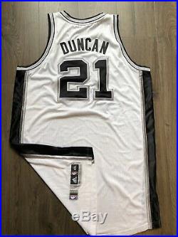 Spurs Tim Duncan Game Worn Used Issued Jersey Rev 30 Mesh Numbers