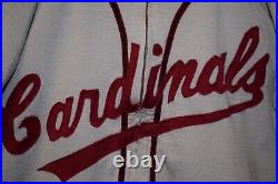 St. Louis Cardinals vtg 50s Team Issue Jersey #8 Rip Repulski Irv Noren Johnson