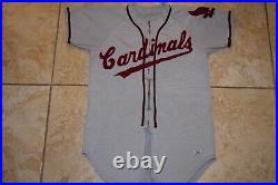 St. Louis Cardinals vtg 50s Team Issue Jersey #8 Rip Repulski Irv Noren Johnson