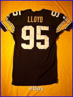 Steelers 1996 Greg Lloyd Durene Starter Team Issued Game Jersey