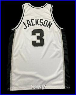 Stephen Jackson Spurs Game Issued Jersey 2001 Nike Champion Used Worn