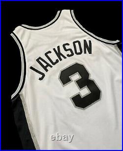 Stephen Jackson Spurs Game Issued Jersey 2001 Nike Champion Used Worn