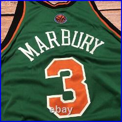 Stephon Marbury Game Issued St Pattys Day Knicks Jersey Used Worn Pro Cut