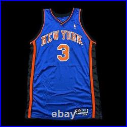 Stephon Marbury Knicks Game Issued Used Worn Jersey Champion Pro Cut Timberwolve