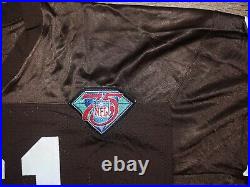 Steve Everitt 1994 Cleveland Browns NFL Jersey Game Issue Russell Athletic 52 61