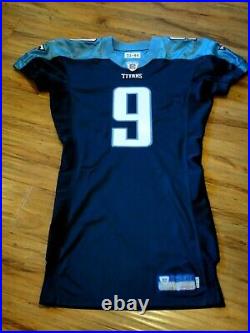 Steve Mcnair 2002 Game Issued Custom Pro Cut Tennessee Titans Football Jersey
