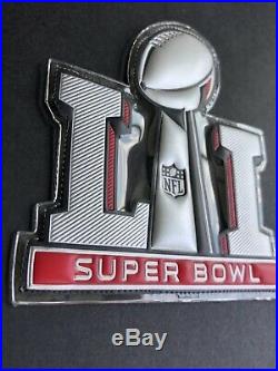 Super Bowl LI 51 Authentic Game Issued Jersey Patch Elite PATRIOTS Falcons RARE