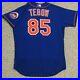 TIM-TEBOW-size-46-85-2021-New-York-Mets-GAME-ISSUED-jersey-SPRING-blue-MLB-01-plcg