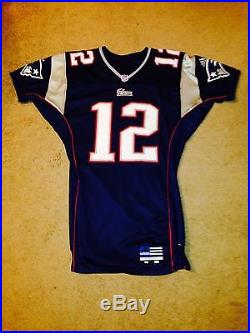 TOM BRADY 2000 ROOKIE Jersey. Game Issued Used