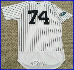 TORREYES #74 size 42 2018 Yankees Game used jersey issued HOME POST SEASON MLB