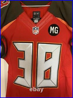 Tampa Bay Buccaneers Authentic Game Issued Worn Jersey sz 42 WithCOA