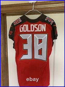 Tampa Bay Buccaneers Authentic Game Issued Worn Jersey sz 42 WithCOA
