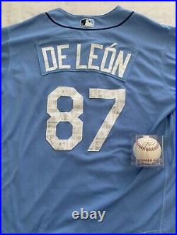 Tampa Bay Rays José De León 2017 ST Team Issued Jersey