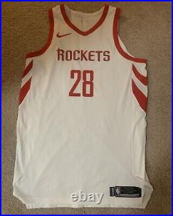 Tarik Black Houston Rockets Game Worn/Issued/Used Jersey Nike NBA