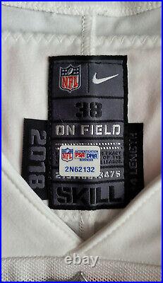 Taylor Gabriel 2019 London game issued jersey 100 patch White Chicago Bears