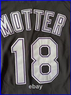 Taylor Motter 2021 All Star Patch Colorado Rockies Game Issued Jersey