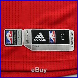 Team Issue Chicago Bulls Large 2014 Game Jersey Adidas Blank Authentic Pro Cut