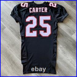 Team Issue Marty Carter 2000 Atlanta Falcons Nike 48 Jersey Pro Cut Game